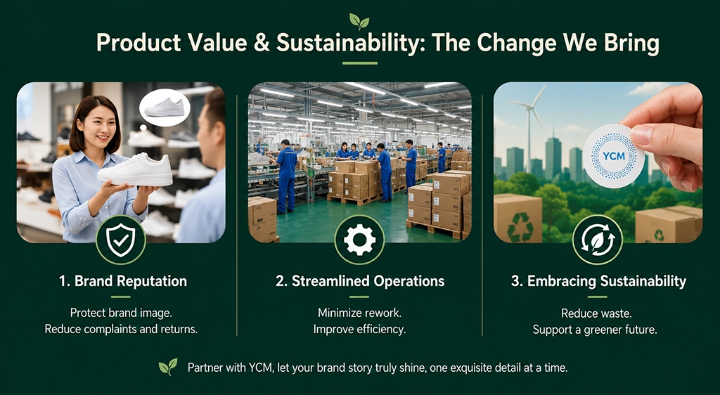 YCM product value and sustainability benefits for anti-mold sticker protection