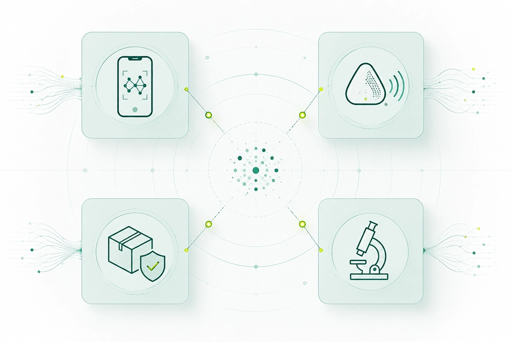 YCM mold risk management system connecting Mold AI+, Space AIoT, YCM solutions, and MRC.