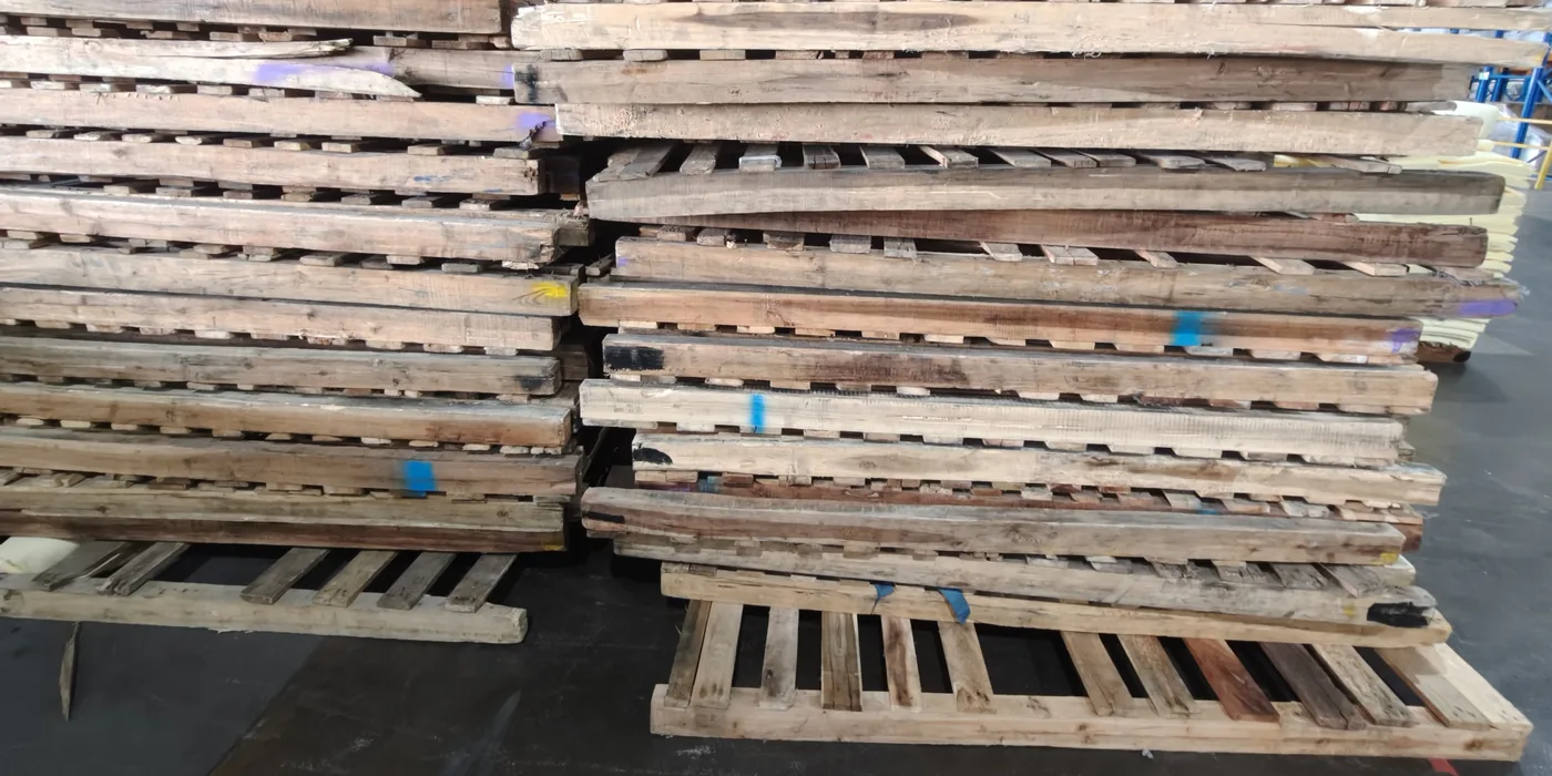 A1 Hero Stacked Wood Pallets